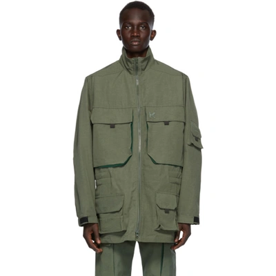 Kenzo Green Oversize Parka Jacket In 54 Fern