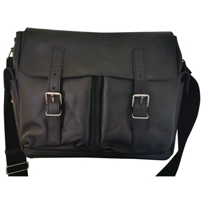 Pre-owned Saint Laurent Black Leather Bag