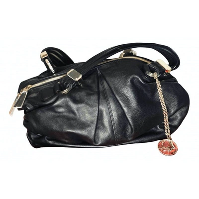 Pre-owned Christian Louboutin Black Leather Handbag