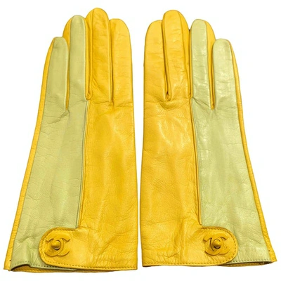 Pre-owned Chanel Leather Gloves