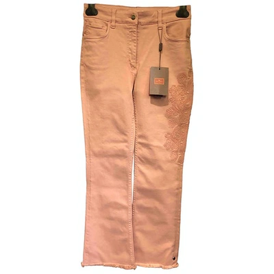 Pre-owned Etro Pink Cotton Jeans