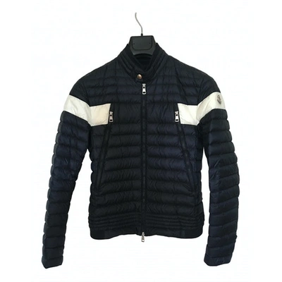 Pre-owned Moncler Puffer In Blue