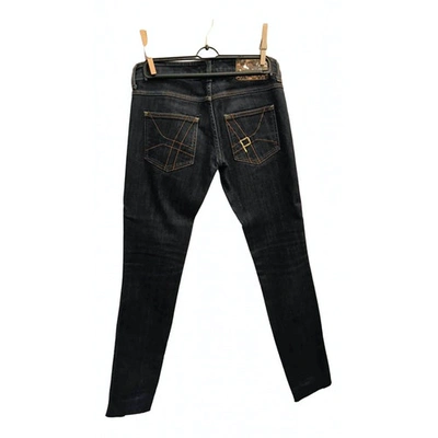 Pre-owned Pinko Slim Jeans In Blue