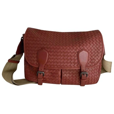 Pre-owned Bottega Veneta Leather Crossbody Bag In Brown