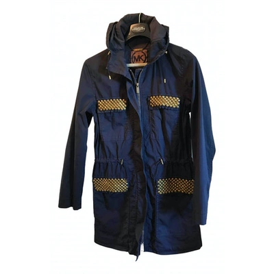 Pre-owned Michael Kors Blue Cotton Coat