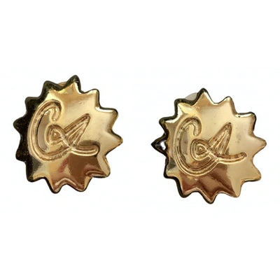 Pre-owned Christian Lacroix Gold Metal Earrings