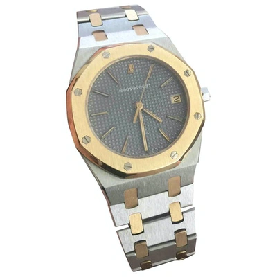 Pre-owned Audemars Piguet Royal Oak  Gold Gold And Steel Watch