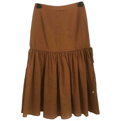 Pre-owned Marysia Mid-length Skirt In Brown
