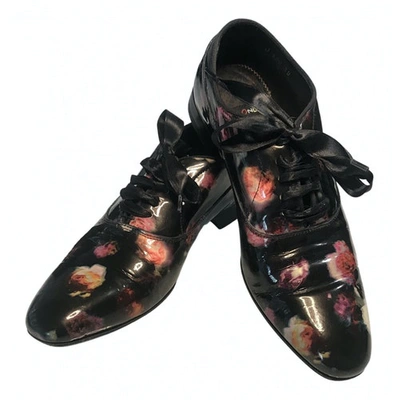Pre-owned Paul Smith Patent Leather Flats In Multicolour