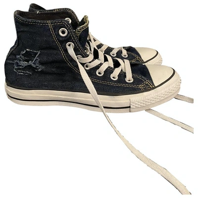 Pre-owned Converse Trainers In Blue