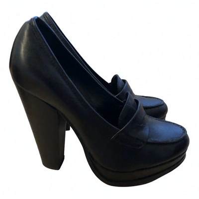Pre-owned Ash Leather Heels In Black