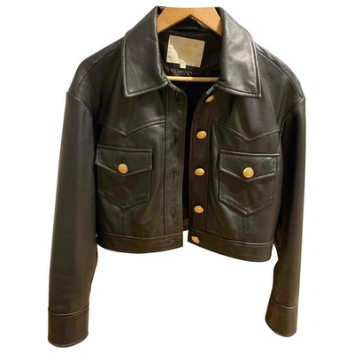 Pre-owned Maje Spring Summer 2019 Black Leather Leather Jacket