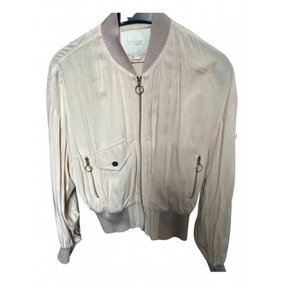 Pre-owned Maje Jacket In Beige