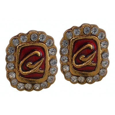 Pre-owned Christian Lacroix Gold Metal Earrings