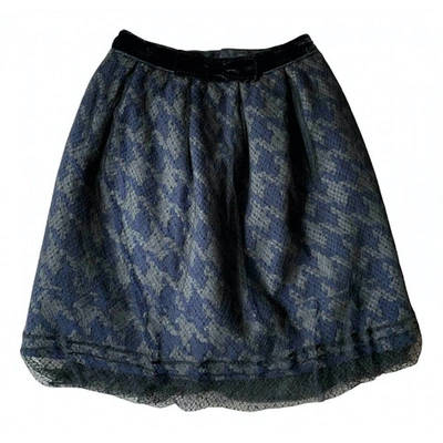 Pre-owned Marc Jacobs Wool Mid-length Skirt In Black