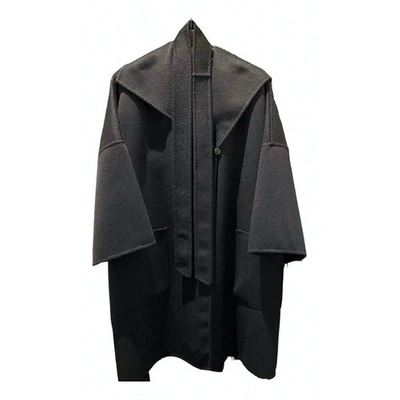 Pre-owned Max Mara Cashmere Coat In Black
