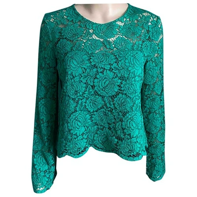 Pre-owned Claudie Pierlot Green Lace  Top