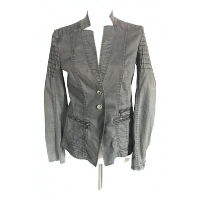 Pre-owned Marc Cain Grey Cotton Jacket