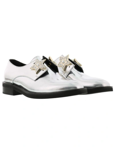 Coliac Night Laced Up Shoes In Silver