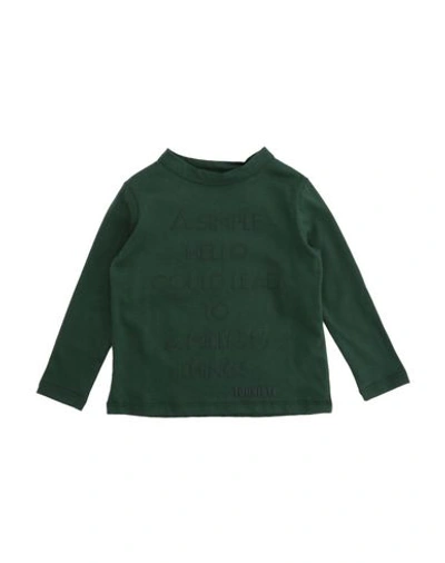 Touriste Babies' T-shirts In Dark Green