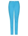 Trussardi Jeans Casual Pants In Turquoise