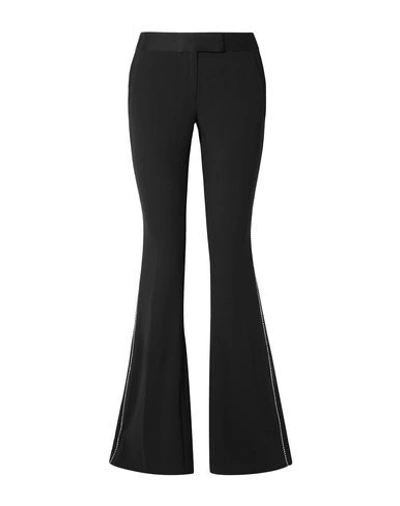 Rachel Zoe Crystal-embellished Crepe Flared Trousers In Black