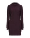Barbour Short Dress In Deep Purple