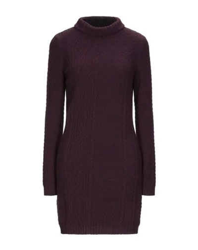 Barbour Short Dress In Deep Purple