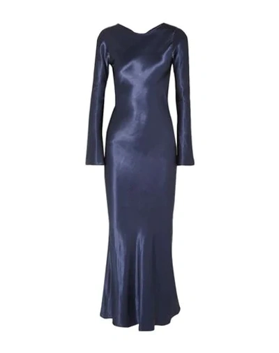 The Line By K Long Dresses In Dark Blue