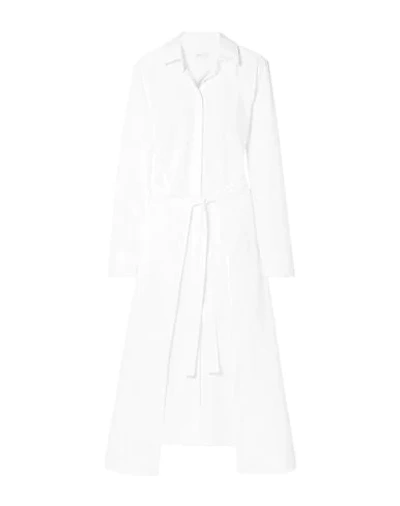 Rosetta Getty Midi Dresses In White