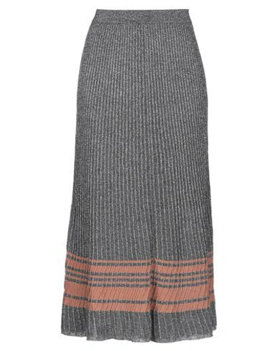 Sandro Midi Skirts In Grey