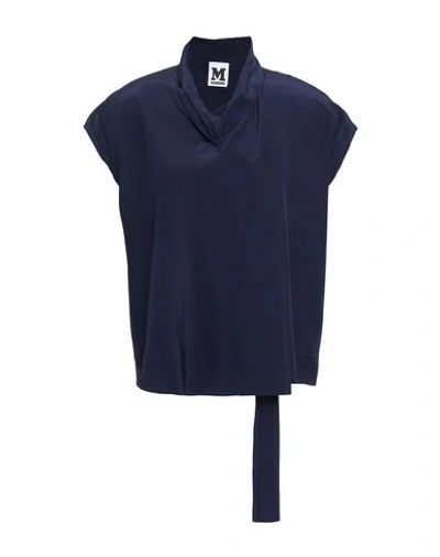 M Missoni Blouse In Dark Blue
