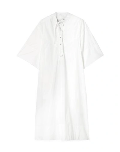 Tomas Maier Midi Dresses In White