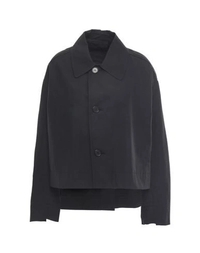 Marni Overcoats In Black