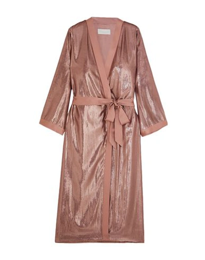 Michelle Mason Overcoats In Pastel Pink
