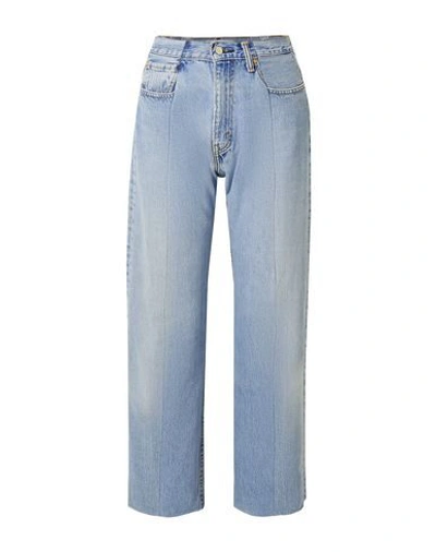 E.l.v Denim + Net Sustain The Twin Boyfriend High-rise Straight-leg Jeans In Blue