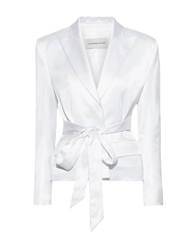 Alexandre Vauthier Suit Jackets In White