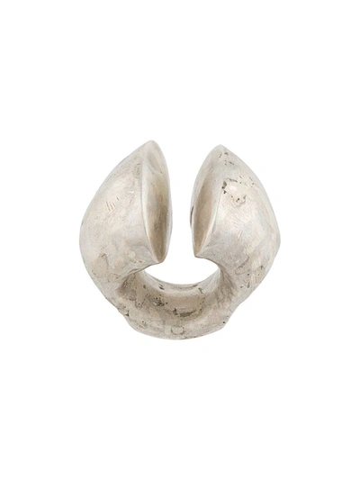 Parts Of Four Monster Druid Ring In Silver