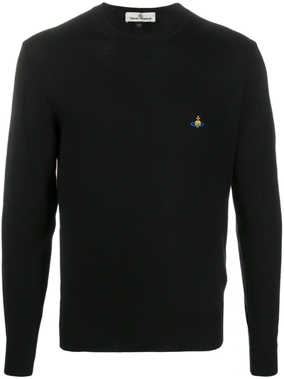 Vivienne Westwood Man Classic Crew Neck Jumper Colour: Black