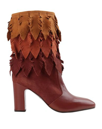 Chie Mihara Ankle Boot In Rust