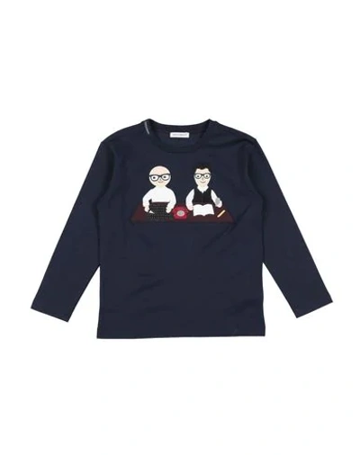 Dolce & Gabbana Babies' T-shirt In Dark Blue