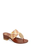 Tory Burch Patos Disc Sandal In Neutral Woven