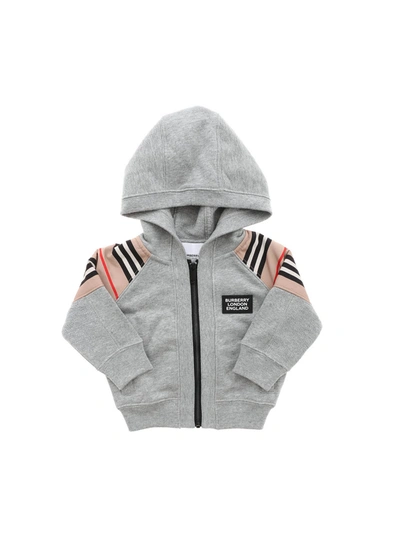 Burberry Babies' Hamilton Icon Sweatshirt In Grey