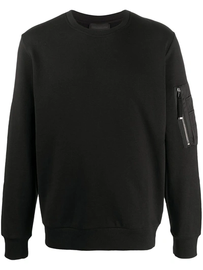 Diesel Black Gold S-iridio Multi-pocket Sweatshirt In Black