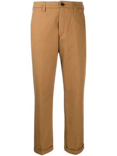 Department 5 High-waisted Tailored Trousers In Neutrals