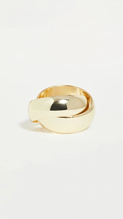 Jules Smith Thick 2 In 1 Ring Set In Gold
