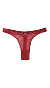 Cosabella Soire Confidence Classic Thong In Deep Ruby