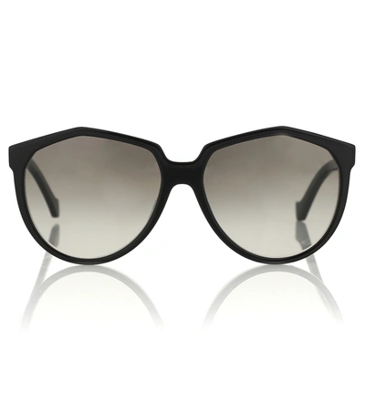 Loewe Oversized Round Sunglasses Shiny Black