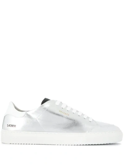 Axel Arigato Low Lace-up Sneakers In Silver