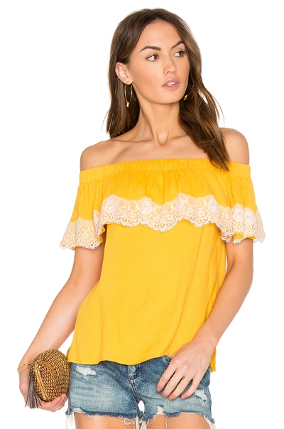 Ella Moss Trinity Top In Yellow